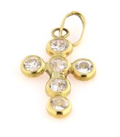 Pendente in Oro Zircone Forever Gioielli FGCI00153